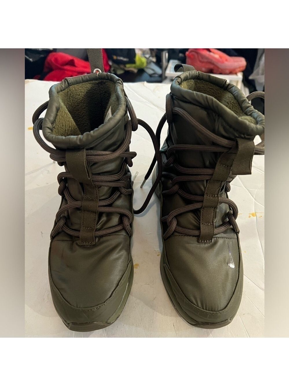 Nike Tanjun High Rise Boots Green Military AO0355 300